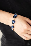 Cosmic Treasure Chest - Blue Bracelet - Paparazzi Accessories Bracelet Bedazzle Me Pretty Mobile Fashion Boutique