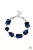 Cosmic Treasure Chest - Blue Bracelet - Paparazzi Accessories Bracelet Bedazzle Me Pretty Mobile Fashion Boutique