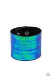Cosmo Cruise - Blue Bracelet - Paparazzi Accessories Bracelet Bedazzle Me Pretty Mobile Fashion Boutique