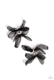 Cosmopolitan Charisma - Black Earrings - Paparazzi Accessories Earrings Bedazzle Me Pretty Mobile Fashion Boutique