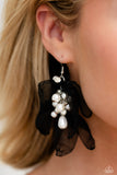 Cosmopolitan Charisma - Black Earrings - Paparazzi Accessories Earrings Bedazzle Me Pretty Mobile Fashion Boutique