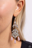 Cosmopolitan Combo - Pink Earrings - Paparazzi Accessories Earrings Bedazzle Me Pretty Mobile Fashion Boutique