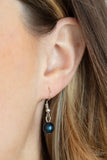 Cosmopolitan Couture - Blue Necklace - Paparazzi Accessories Necklace Bedazzle Me Pretty Mobile Fashion Boutique