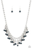 Cosmopolitan Couture - Blue Necklace - Paparazzi Accessories Necklace Bedazzle Me Pretty Mobile Fashion Boutique
