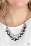 Cosmopolitan Couture - Blue Necklace - Paparazzi Accessories Necklace Bedazzle Me Pretty Mobile Fashion Boutique