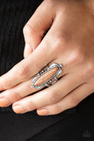 Cottage Craft - Brown Ring - Paparazzi Accessories Ring Bedazzle Me Pretty Mobile Fashion Boutique