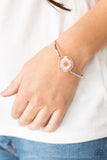 Cottage Season - Pink Bracelet - Paparazzi Accessories Bracelet Bedazzle Me Pretty Mobile Fashion Boutique