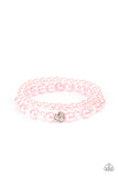 Cotton Candy Dreams - Pink Bracelet - Paparazzi Accessories Bracelet Bedazzle Me Pretty Mobile Fashion Boutique