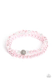 Countess Cutie - Pink Bracelet - Paparazzi Accessories Bracelet Bedazzle Me Pretty Mobile Fashion Boutique
