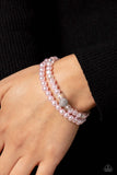 Countess Cutie - Pink Bracelet - Paparazzi Accessories Bracelet Bedazzle Me Pretty Mobile Fashion Boutique