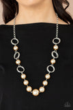COUNTESS Me In - Brown Necklace - Paparazzi Accessories Necklace Bedazzle Me Pretty Mobile Fashion Boutique