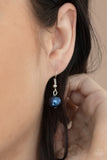 COUNTESS Your Blessings - Blue Necklace - Paparazzi Accessories Necklace Bedazzle Me Pretty Mobile Fashion Boutique