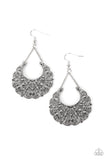 Country Cornucopia - Silver Earrings - Paparazzi Accessories Earrings Bedazzle Me Pretty Mobile Fashion Boutique