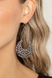 Country Cornucopia - Silver Earrings - Paparazzi Accessories Earrings Bedazzle Me Pretty Mobile Fashion Boutique