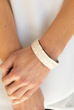 Country Craft Time - Brown Bracelet - Paparazzi Accessories Bracelet Bedazzle Me Pretty Mobile Fashion Boutique