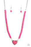 Country Sweetheart - Pink Necklace - Paparazzi Accessories Necklace Bedazzle Me Pretty Mobile Fashion Boutique