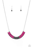 Coup de MANE - Pink Necklace - Paparazzi Accessories Necklace Bedazzle Me Pretty Mobile Fashion Boutique