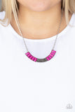 Coup de MANE - Pink Necklace - Paparazzi Accessories Necklace Bedazzle Me Pretty Mobile Fashion Boutique
