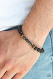 Courage - Brown Bracelet - Paparazzi Accessories Bracelet Bedazzle Me Pretty Mobile Fashion Boutique