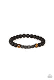 Courage - Brown Bracelet - Paparazzi Accessories Bracelet Bedazzle Me Pretty Mobile Fashion Boutique