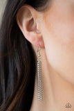 Courageous Contour - Silver Necklace - Paparazzi Accessories Necklace Bedazzle Me Pretty Mobile Fashion Boutique