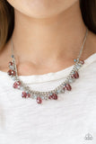 Courageously Catwalk - Purple Necklace - Paparazzi Accessories Necklace Bedazzle Me Pretty Mobile Fashion Boutique
