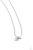 Courting Cupid - Pink Necklace - Paparazzi Accessories Necklace Bedazzle Me Pretty Mobile Fashion Boutique