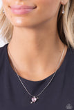 Courting Cupid - Pink Necklace - Paparazzi Accessories Necklace Bedazzle Me Pretty Mobile Fashion Boutique