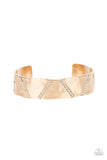 Couture Crusher - Gold Bracelet - Paparazzi Accessories Bracelet Bedazzle Me Pretty Mobile Fashion Boutique