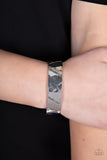 Couture Crusher - Silver Bracelet - Paparazzi Accessories Bracelet Bedazzle Me Pretty Mobile Fashion Boutique