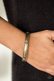 Coyote Country - Brass Bracelet - Paparazzi Accessories Bracelet Bedazzle Me Pretty Mobile Fashion Boutique