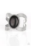 Coyote Couture - Black Bracelet - Paparazzi Accessories Bracelet Bedazzle Me Pretty Mobile Fashion Boutique