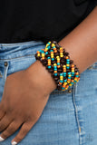 Cozy in Cozumel - Multi Bracelet - Paparazzi Accessories Bracelet Bedazzle Me Pretty Mobile Fashion Boutique