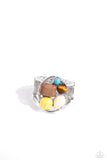 Crafted Collection - Brown Ring - Paparazzi Accessories Ring Bedazzle Me Pretty Mobile Fashion Boutique