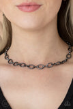 Craveable Couture - Black Necklace - Paparazzi Accessories Necklace Bedazzle Me Pretty Mobile Fashion Boutique