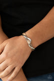 Craveable Curves - Brown Bracelet - Paparazzi Accessories Bracelet Bedazzle Me Pretty Mobile Fashion Boutique