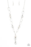 Creative Couture - White Lanyard - Paparazzi Accessories Lanyard Bedazzle Me Pretty Mobile Fashion Boutique