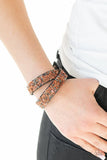 CRUSH Hour - Brown Bracelet - Paparazzi Accessories Bracelet Bedazzle Me Pretty Mobile Fashion Boutique