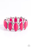 Cry Me a RIVERA - Pink Bracelet - Paparazzi Accessories Bracelet Bedazzle Me Pretty Mobile Fashion Boutique