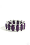 Cry Me a RIVERA - Purple Bracelet - Paparazzi Accessories Bracelet Bedazzle Me Pretty Mobile Fashion Boutique
