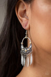 Cry Me A Riviera - Brown Earrings - Paparazzi Accessories Earrings Bedazzle Me Pretty Mobile Fashion Boutique