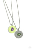 Cryptic Couture - Green Necklace - Paparazzi Accessories Necklace Bedazzle Me Pretty Mobile Fashion Boutique