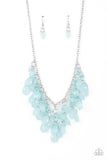 Crystal Cabaret - Blue Necklace - Paparazzi Accessories Necklace Bedazzle Me Pretty Mobile Fashion Boutique