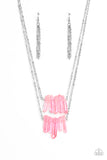 Crystal Catwalk - Pink Necklace - Paparazzi Accessories Necklace Bedazzle Me Pretty Mobile Fashion Boutique