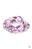 Crystal Charisma - Purple Bracelet - Paparazzi Accessories Bracelet Bedazzle Me Pretty Mobile Fashion Boutique