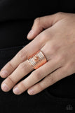 Crystal Corsets - Copper Ring - Paparazzi Accessories Ring Bedazzle Me Pretty Mobile Fashion Boutique