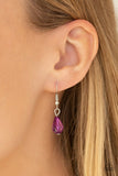 Crystal Couture - Purple Necklace - Paparazzi Accessories Necklace Bedazzle Me Pretty Mobile Fashion Boutique