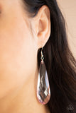 Crystal Crowns - Pink Earrings - Paparazzi Accessories Earrings Bedazzle Me Pretty Mobile Fashion Boutique