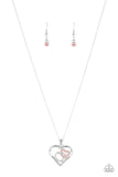 Cupid Charm - Pink Necklace - Paparazzi Accessories Necklace Bedazzle Me Pretty Mobile Fashion Boutique