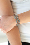 Cut It Out! - Silver Bracelet - Paparazzi Accessories Bracelet Bedazzle Me Pretty Mobile Fashion Boutique